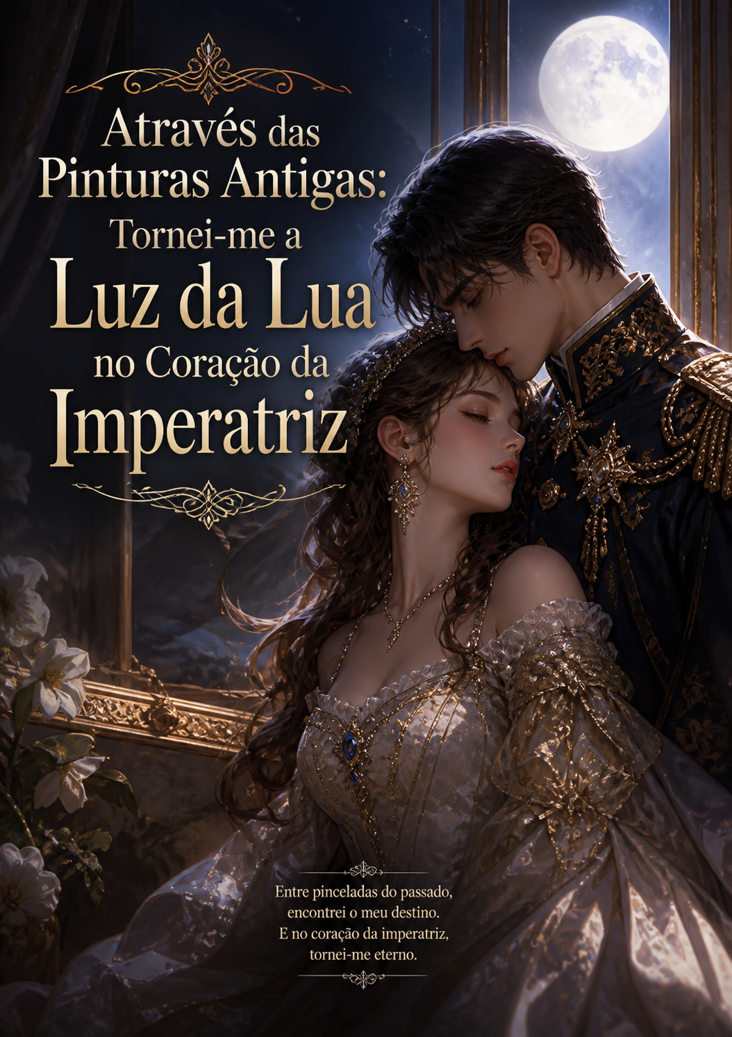 Através das Pinturas Antigas: Tornei-me a Luz da Lua no Coração da Imperatriz