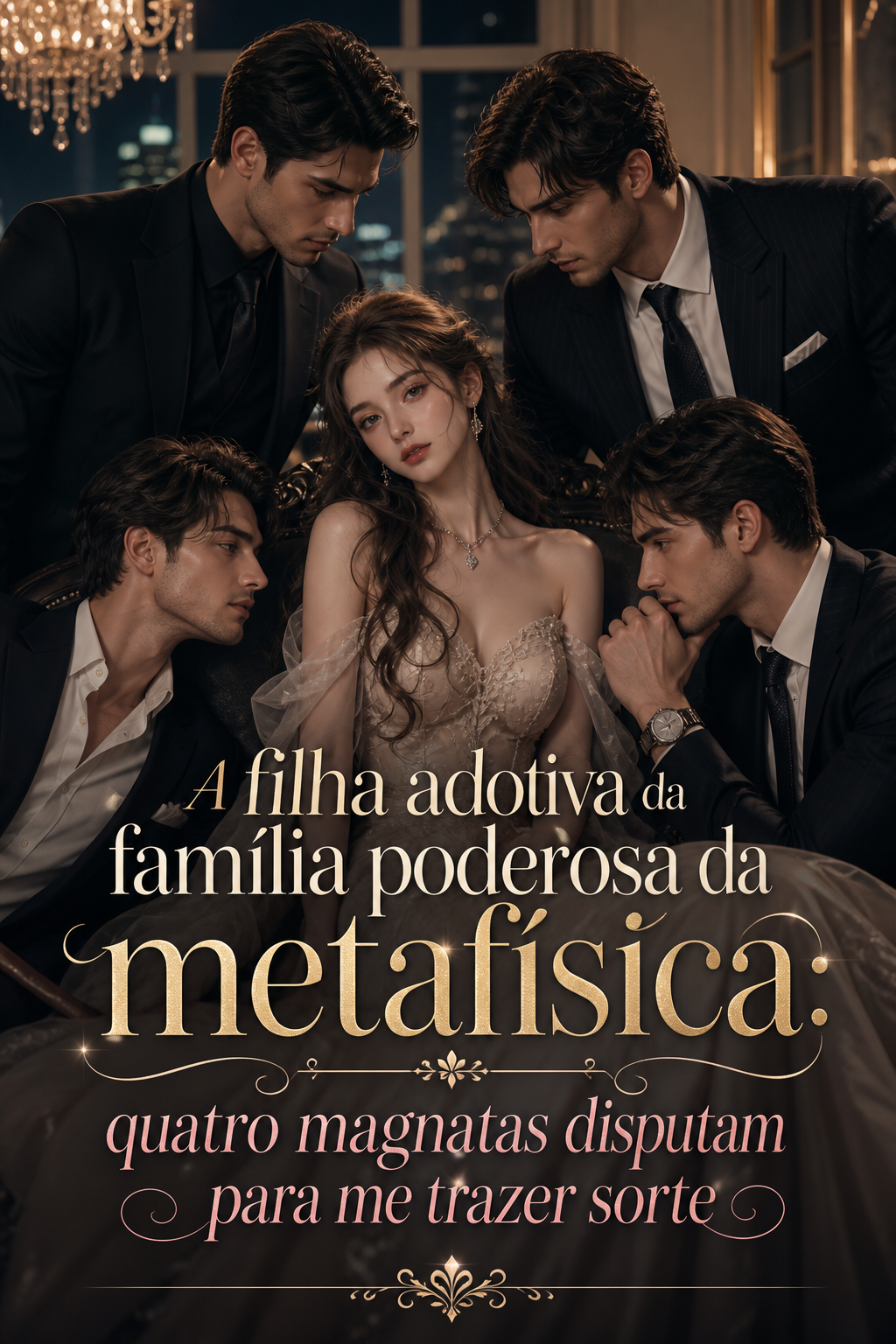 A filha adotiva da família poderosa da metafísica: quatro magnatas disputam para me trazer sorte